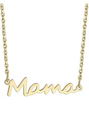 Gold Mama Necklace Stainless Steel Adjustable
