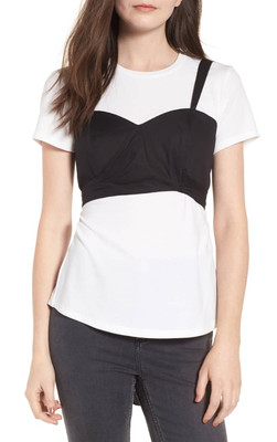bustier tee shirt