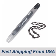 USA 36Inch 3/8 .063 114DL Holzfforma Guide Bar&Saw Chain For Husqvarna Chainsaw