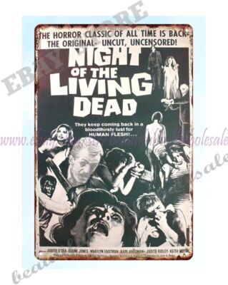 signs sale 1968  horror movie poster metal tin sign