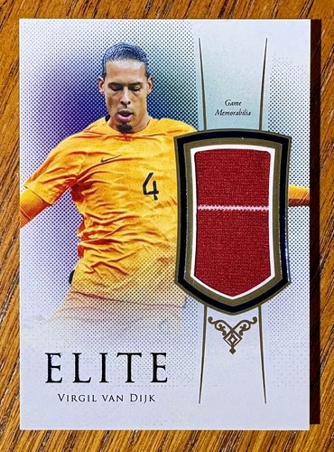 2023-24 FUTERA UNIQUE ELITE VIRGIL VAN DIJK GAME-USED 2020 LIVERPOOL JERSEY /10