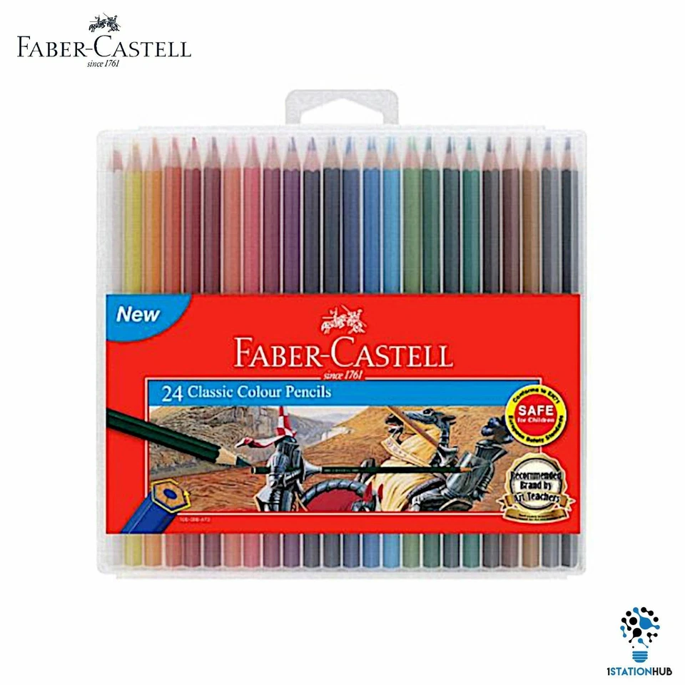 Faber Castell Classic Colour Pencils Set | Home Office School Student Stationery - Image 3 of 4