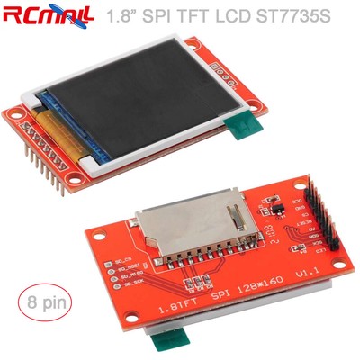 2pcs 8p 1.8'' TFT LCD Display Screen Module 4-wire SPI Interface ST7735S 128x160