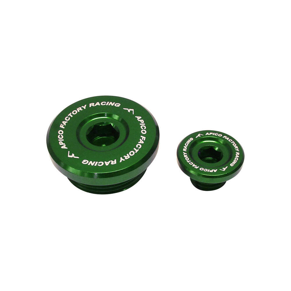 Apico Engine Plug KAWASAKI KX250F 04-10, SUZUKI RM-Z250 04-06 Green