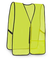 General Purpose Hi-Vis Safety Vest - Non-Reflective, Lime, S/XL (One Size)