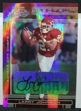 Larry Johnson 2006 Absolute Memorabilia Spectrum Autograph Auto #'d 6/10 SSP