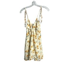 REFORMATION Elyse Floral Cutout Mini‎ Dress Size 0