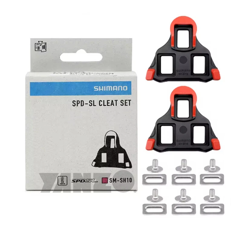 SHIMANO CLEATS SM-SH10 SM-SH11 SM-SH12 红色黄色蓝色 SPD-SL 踏板鞋 自行车 — 第 2/4 张图片