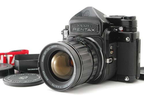 【FAST NEUWERTIG mit Riemen】 PENTAX 6x7 67 TTL SMC TAKUMAR Objektiv 75 mm f/4,5 AUS JAPAN