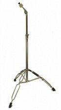 Zenison Straight Cymbal Stand 5' Heavy Duty Chrome Double Braced Tripod