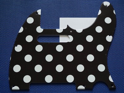 NEW Telecaster 8 Hole Pickguard for Fender USA Standard Tele Polka Dot Print