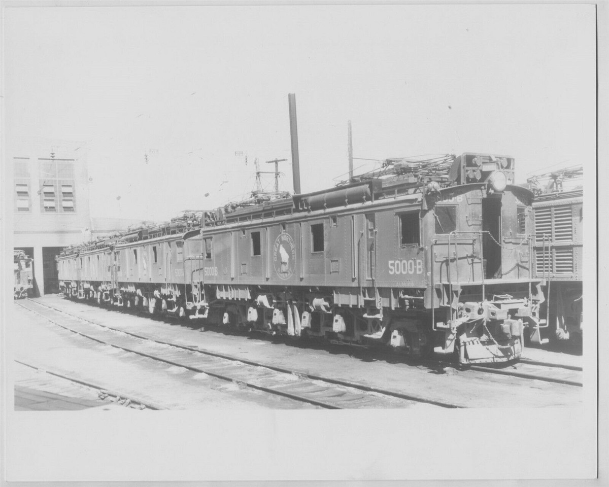 アート・デザイン・音楽 The Electric Locomotives of the N.E.R. Great Northern Railroad Electric Engine 5000B Z1 8x10 Photo