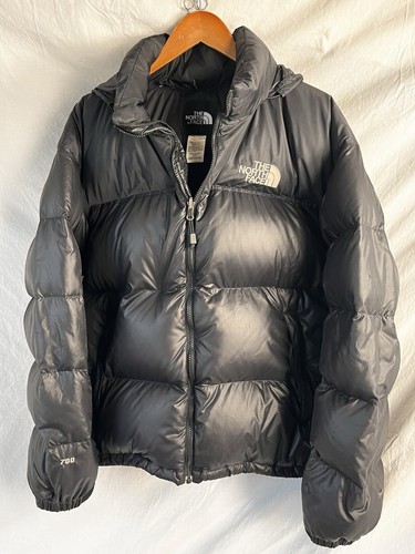 The North Face Men XL 1996 Retro Nuptse 700 Down Fill Puffer Jacket Black 2006 - Picture 24 of 24
