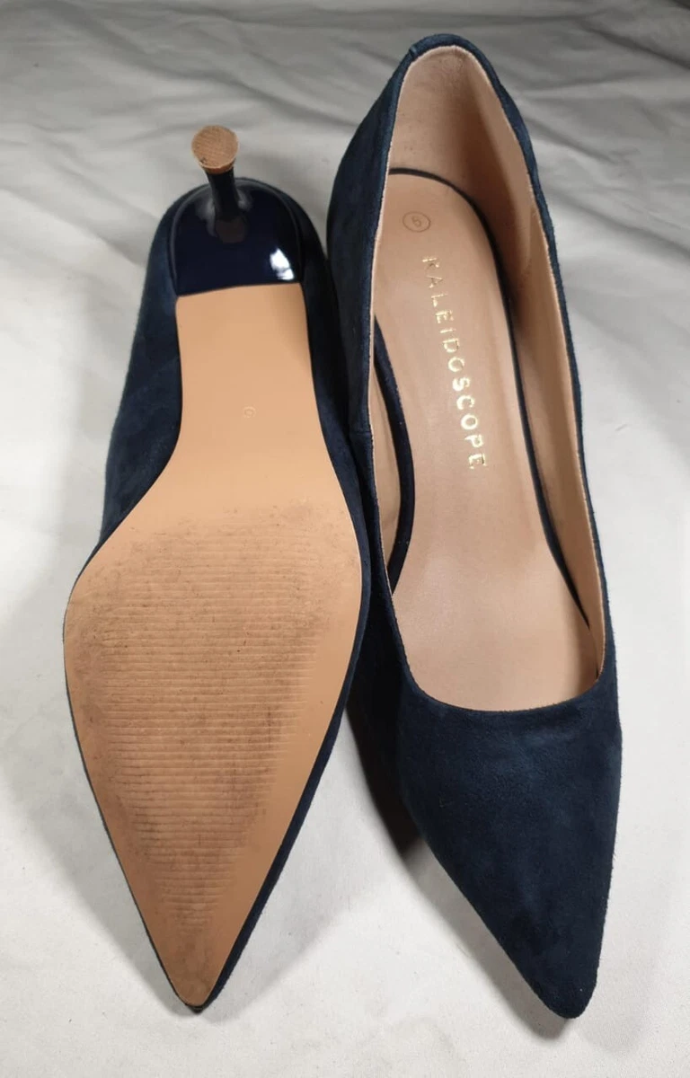 Women Heel Court Shoes Leather Suede Casual Ladies Shoes By Freemans UK 6 EU 39