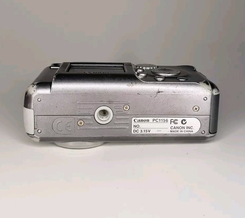 (FOR PARTS) Canon PowerShot A410 3.2MP Digital Camera Silver CCD - Photo 6 sur 6