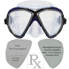 Promate MK265 RX Prescription Optical Scuba Dive Snorkeling Mask Goggles
