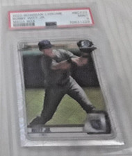 Bobby Witt Jr. PSA 9 NM-MT  2020 Bowman Chrome Mega Box Refractor #BCP25