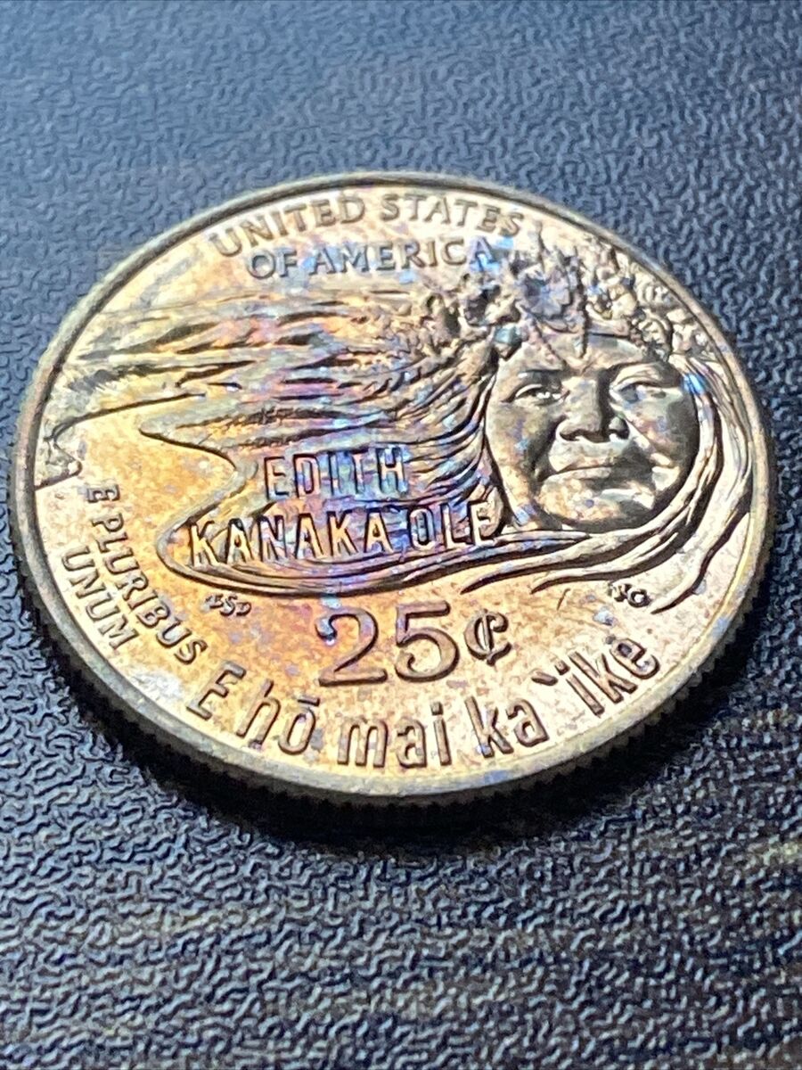 2023 D Washington Edith Kanaka'ole Quarter Actual Coin 2023 D Washington Edith Kanaka'ole Quarter Actual Coin