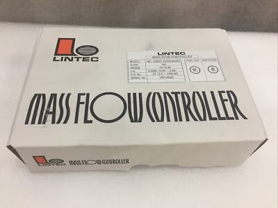 Brand New, LINTEC Mass Flow Controller MC-720NC-l4VR2A0A0A0, Seal in Bag w/ CERT