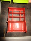 Vtg MARX Dollhouse Plastic Furniture 1960s 2 pc Hutch & Kitchen sink — photo 4