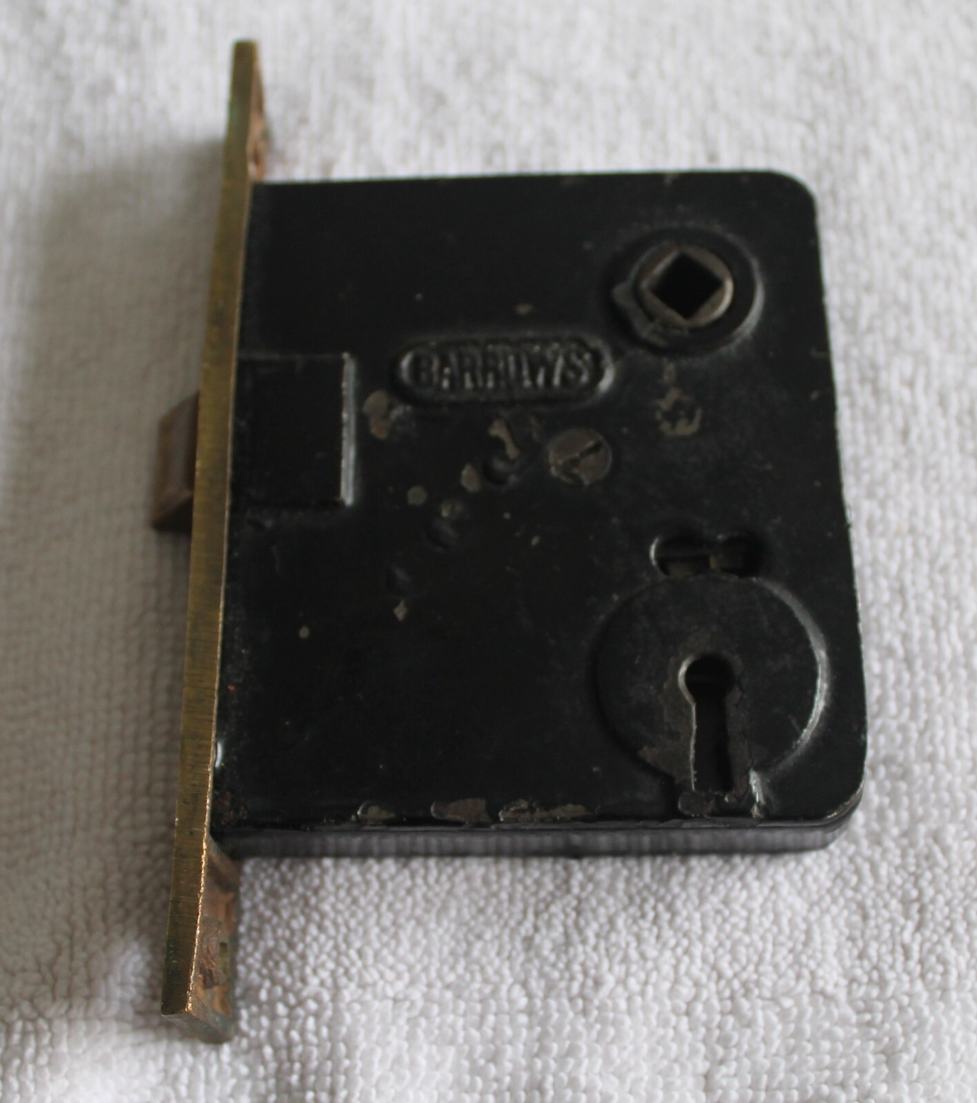 Barrows Antique Interior Door Mortise Lock, Key & Strike Plate eBay