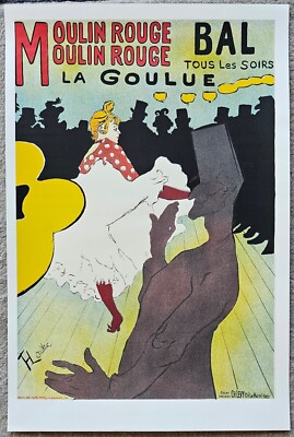 Moulin Rouge La Goulue Henri de Toulouse-Lautrec Paris France