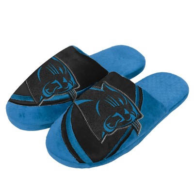 men's carolina panthers slippers