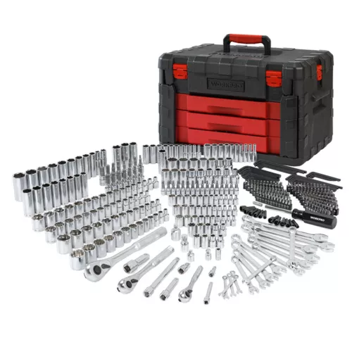 450-Piece Mechanics Tool Tool Set 1/2" 1/4" 3/8" Metric Imperial Socket Wrenches
