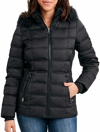 Nautica Ladies' Puffer Jacket, Women's, Size: Medium, Black