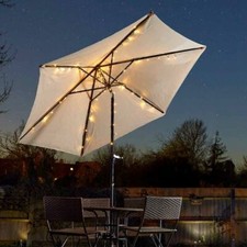 Image of Parasol Lights - 20 LEDs per 2m - Battery Operated - WARM WHITE