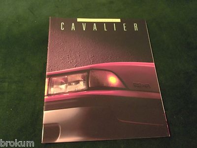 MINT 1988 CHEVROLET CHEVY CAVALIER SALES BROCHURE 32 PAGES 11'' X 9'' NEW (BOX 732