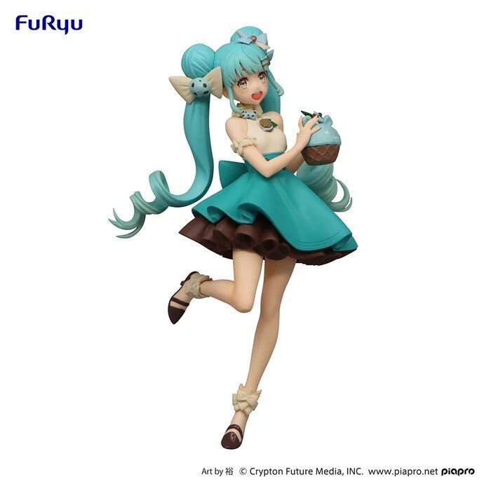 FuRyu Hatsune Miku Sweet Sweets Series Chocolate Mint Ver. Figure