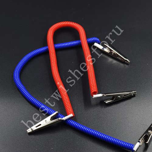 1x Dental Plastic Patient Bib Crocodile Clips Chains Napkin Holder Flexible Coil - 第 3/11 張圖片