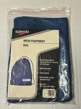 Speedo Mesh Equipment Swim Bag 28”x20” Unisex Adult Blue New