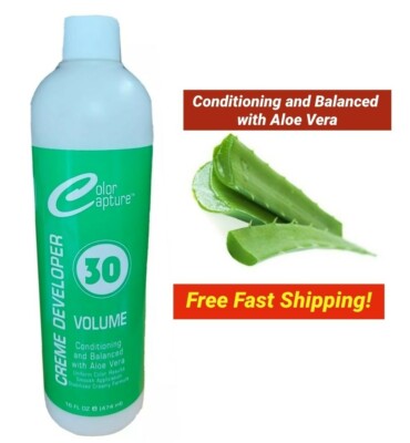 COLOR CAPTURE SCALP CREAM DEVELOPER PEROXIDE VOLUME 30 BALANCE & ALOE 16 FL.OZ
