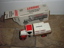 Nice Vintage ERTL Lennox 1925 Kenworth Crate Delivery Truck DieCast Bank Free SH