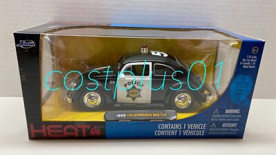 JADA HEAT 1959 VW VOLKSWAGEN BEETLE 1:24 POLICE | eBay