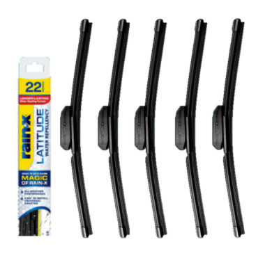 RAIN-X LATITUDE 22 INCH WIPER BLADE W WATER REPELLENCY - CASE OF 5