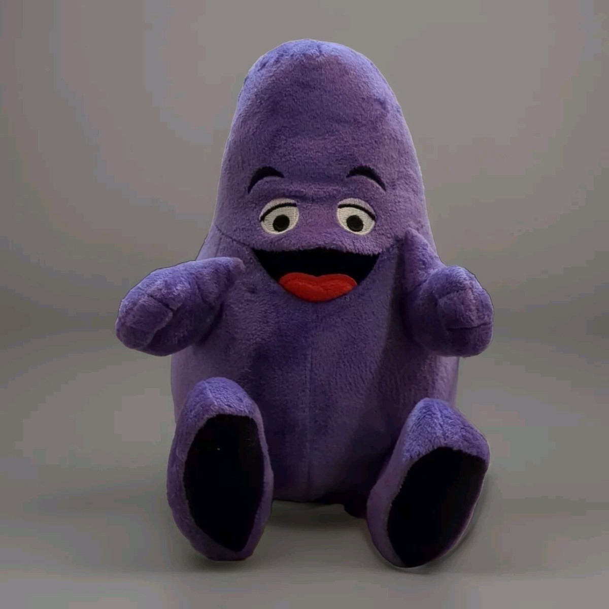 McDonalds Grimace Plush Toy Super Rare Germany 1998 Purple 6