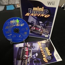 Mini Desktop Racing (Nintendo Wii) *COMPLETE W/ MANUAL - TESTED*