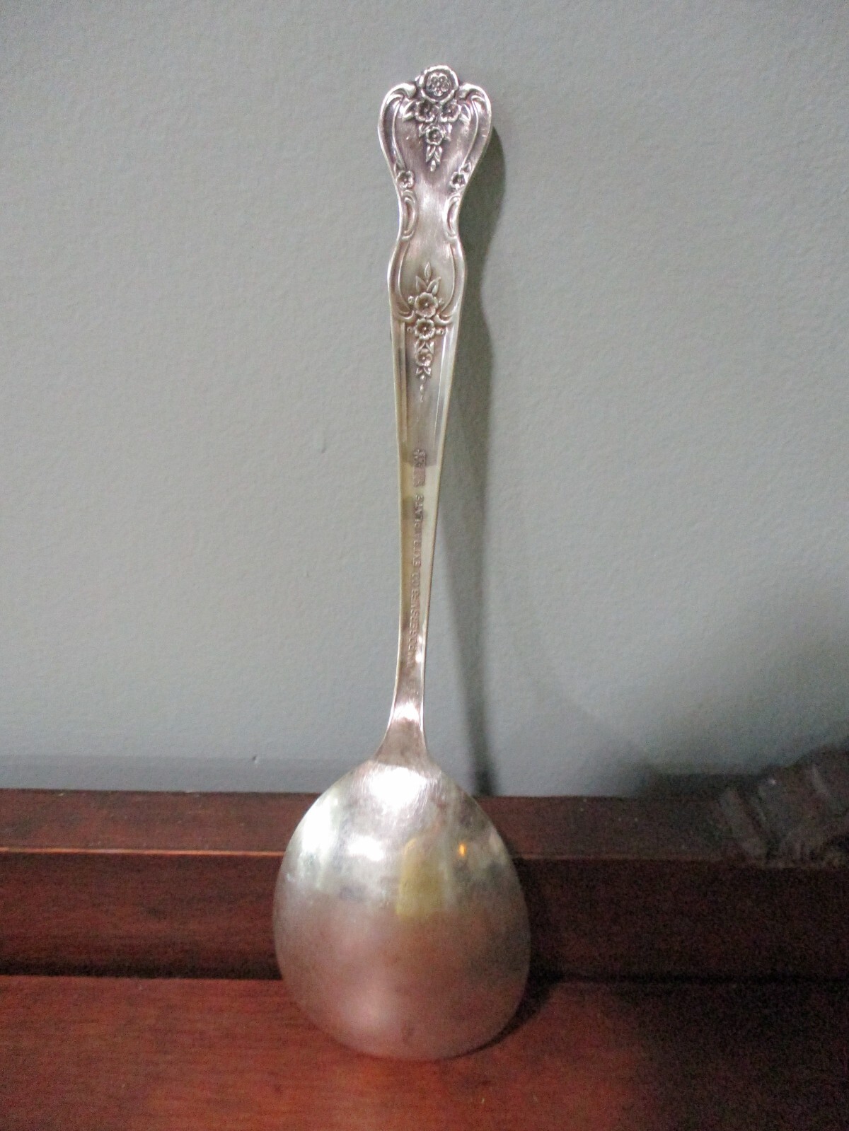 WM ROGERS MFG. CO. EXTRA PLATE ORIGINAL PLATERS 9'' CASSEROL SERVING SOUP SPOON