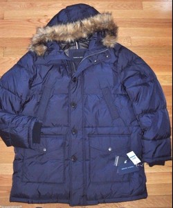 tommy hilfiger coat fur hood