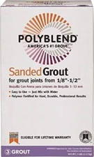 Custom Building Products Polyblend 7 Lb Sanded Tile Grout, Free Shipping!