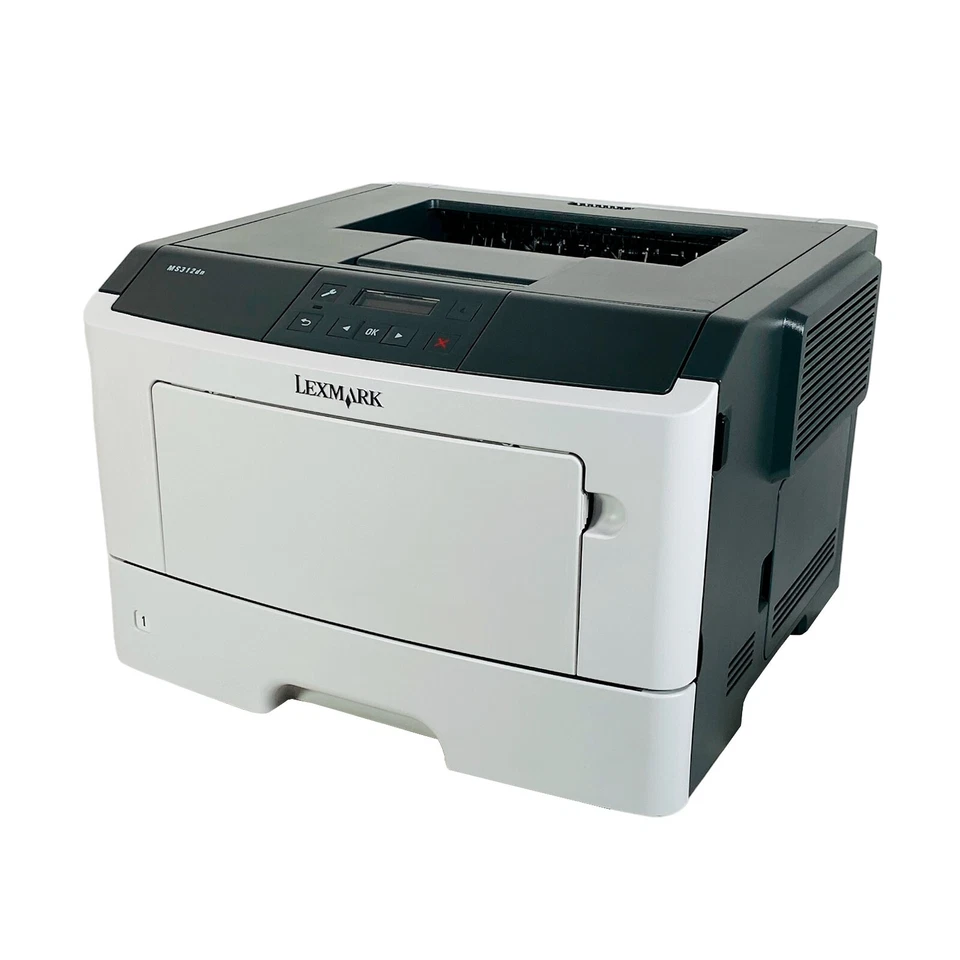 Tested Lexmark MS312dn 4514-330 WorkGroup Laser Printer No Toner No Drum - Image 3 of 4