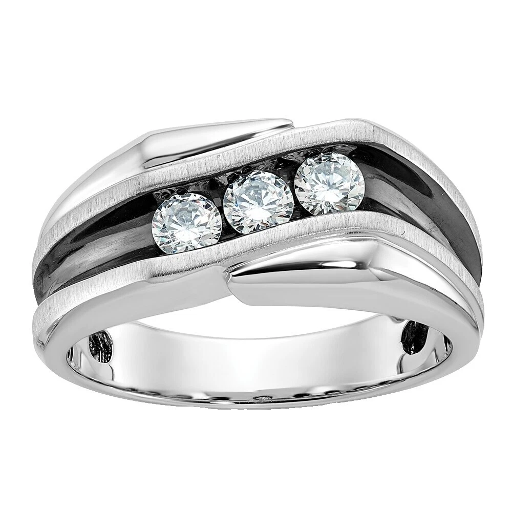 Rhodium Rings 10 Ring for Men