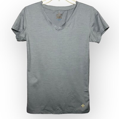 Tommie Copper Cool Copper Women's Light Heather Gray Activewear T-Shirt Size L