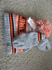 NWT The Children's Place knit fleece lined hat  mitt set- size L 4T-5T