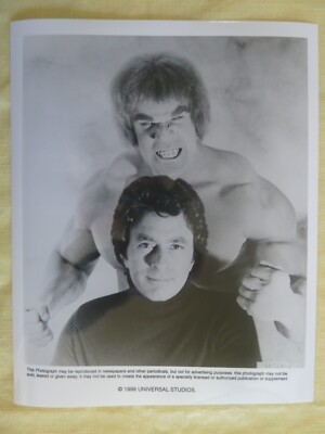 THE INCREDIBLE HULK 8x10 b/w Press Photo / Bill Bixby & Lou Ferrigno | eBay