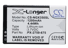 1200mAh Battery for Navgear Motorradnavi SLX-350,TourMate SLX-350 PX-2759-675