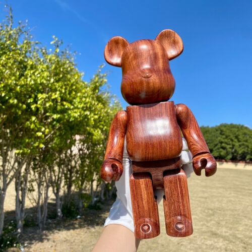 Bearbrick 400% Brazilian Rosewood 28cm Highly Natural Solid Wood Collection Bear - 第 1/6 張圖片